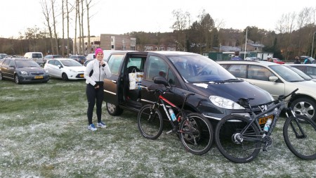 Veldtoertocht 17-1-2016 Schoorl, brrr best wel fris :-)